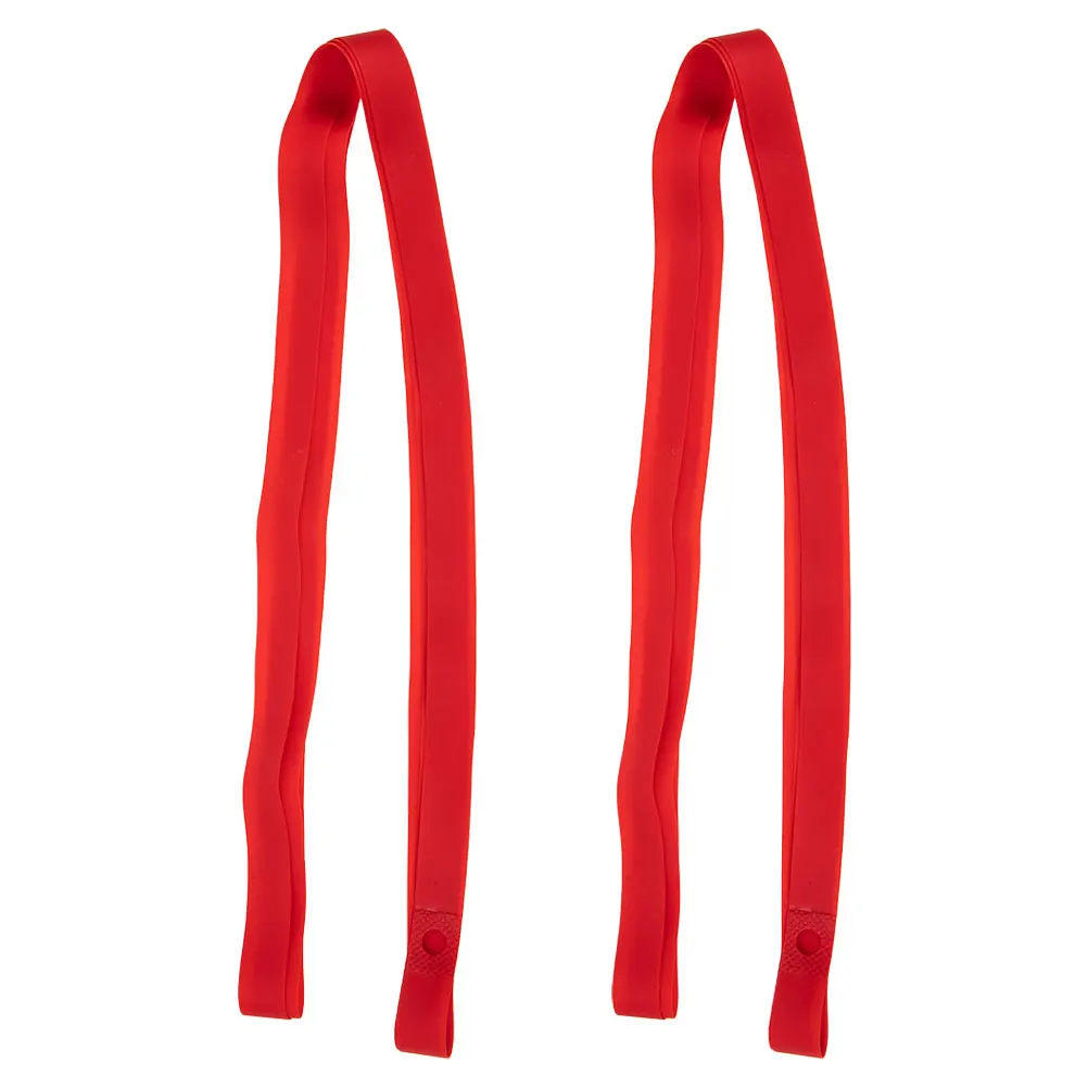 2 قطعة بطانة الإطارات 20 بوصة مكافحة ثقب الشريط الأحمر الداخلية أنبوب حامي مكافحة ثقب الدراجات اكسسوارات الدراجة حافة الشريط