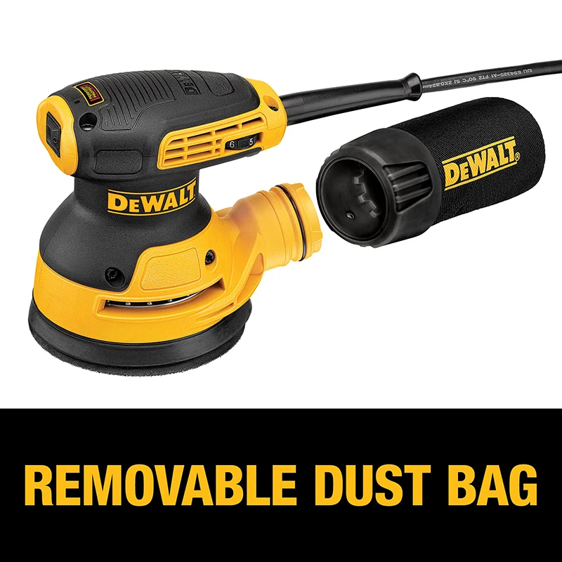 Imagem -04 - Lixadeira Dewalt Classic Random Orbit Dwe6423 Velocidade Variável Coleta de pó para Trabalhar Madeira 220v 280w