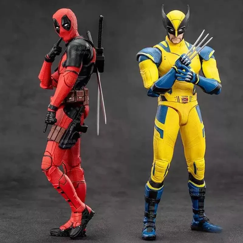 original Zd Deadpool And Wolverine Action Figure Toy Deadpool 3 Figure Marvel Super Hero Figurine Pvc Collection ModelBoys Gift