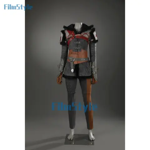 Ciri Cosplay Costume Game Witcher 4 Uniform Halloween Carnival Party Christmas Play Role Clothes Clothing for Women
