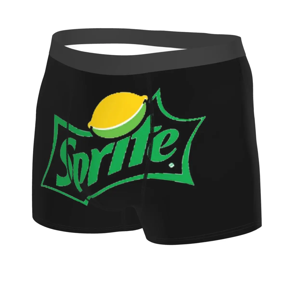 Трусы-боксеры, шорты Sprite, оригинальные трусики с логотипом, мужское вентилируемое нижнее белье для мужчин, подарки бойфренду