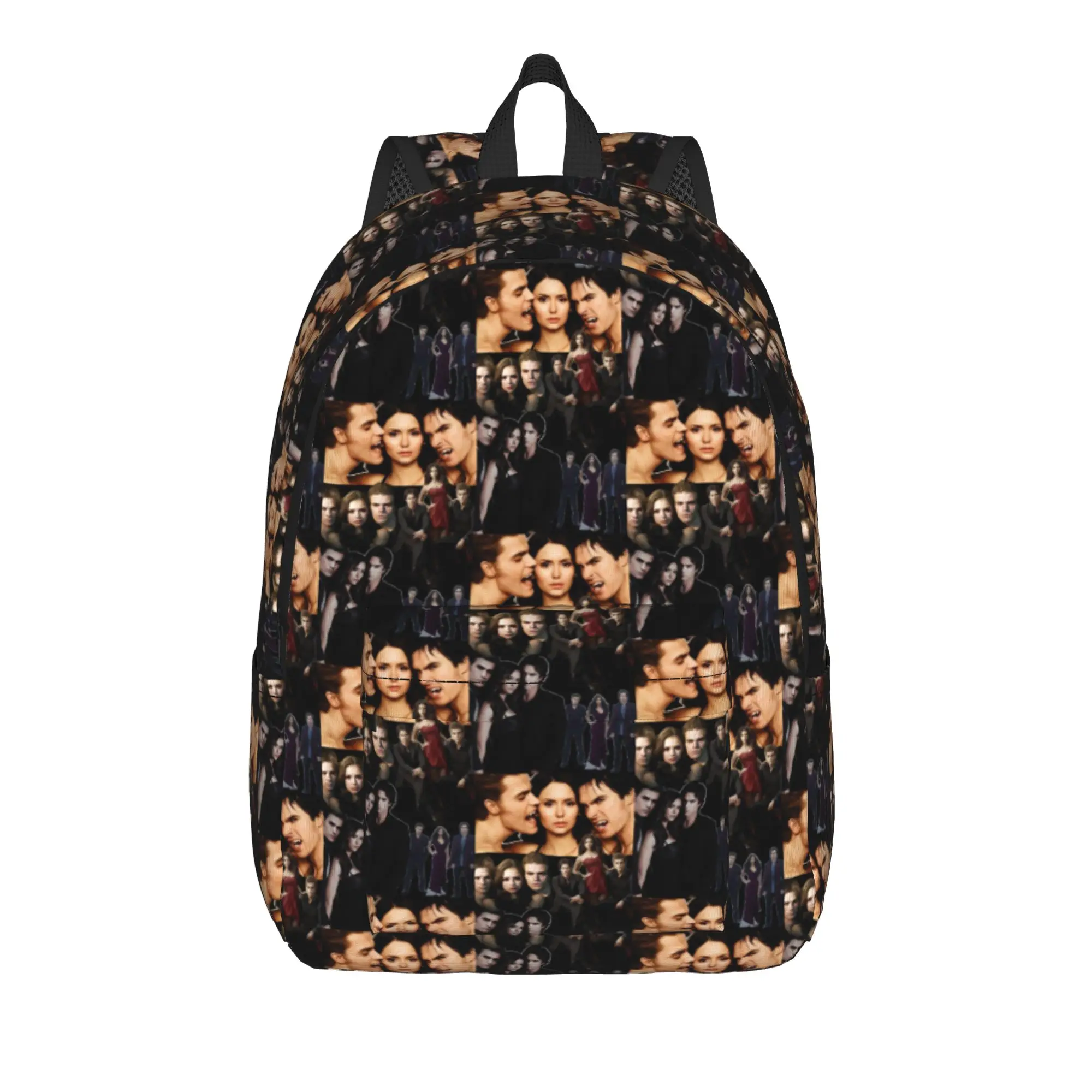 The Vampire Diaries Resuable Movie Backpack Damon Salvatore Outdoor Backpacks Female Lightweight High School Bags Rucksack
