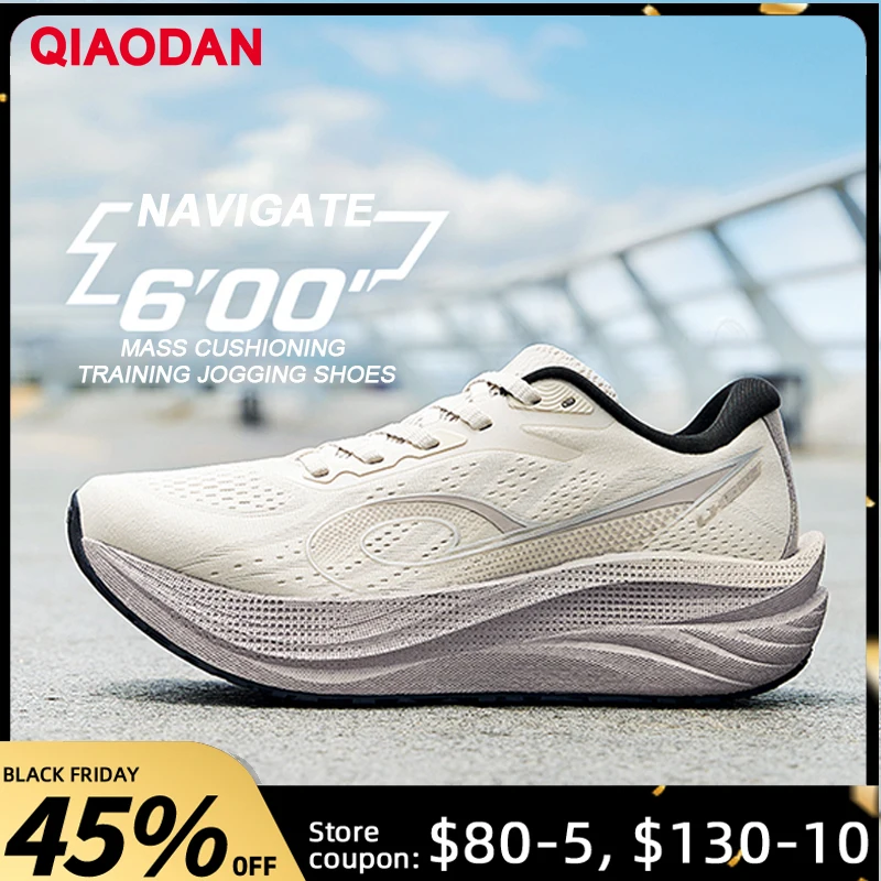 

QIAODAN LH600 женские профессиональные амортизирующие кроссовки на мягкой подошве, осень 2021, кроссовки на платформе QXB022253213R