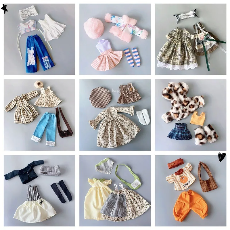 【セール中】Bjd 人形の服 手作りのファッショナブルでかわいい服 1/6 30cm BJD SD 人形に適しています