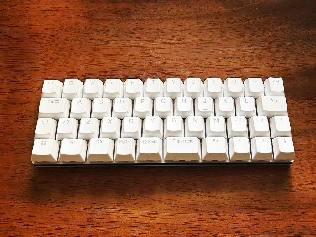 K45a Kit Keyboard Mekanis Kabel Sumbu Rendah Mode Tunggal 40% Kolom Diagonal Mendukung Firmware Qmk/ Botol Hadiah Keyboard Kustom