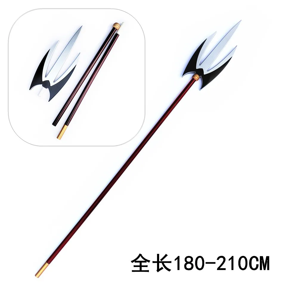 

Anime One Piece Charlotte Carter Curry Trident Mogura Role-Playing Weapon Props Halloween Carnival Party Event Anime Adult Christmas Gift