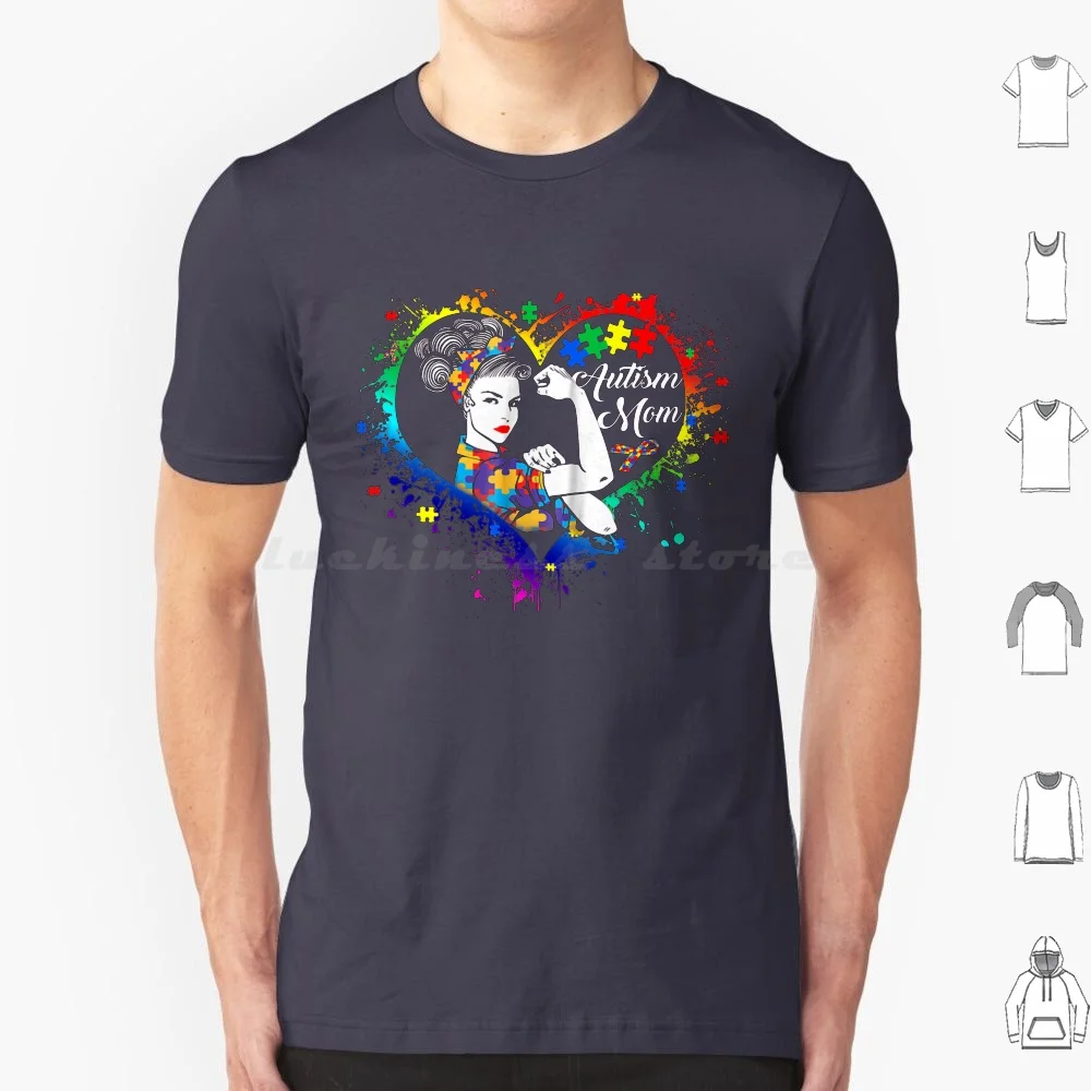 Autism Mom Autism Awareness Mom T Shirt Big Size 100% Cotton Autism Autism Awareness Autism Awareness Month Disability