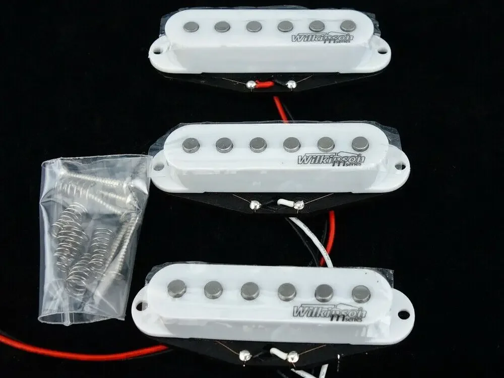 

New Wilkinson WOHAS Alnico 5 Single coil Pickup White