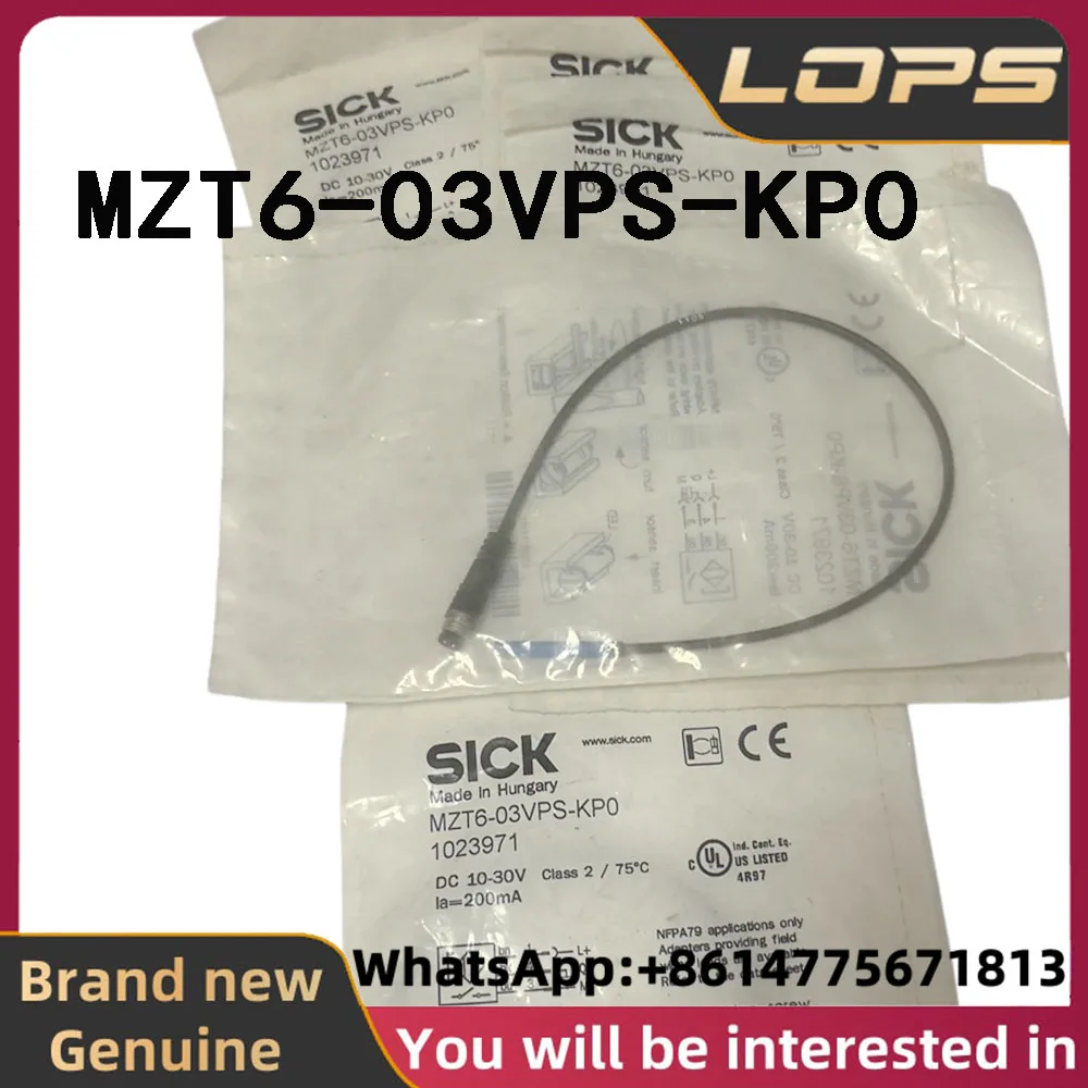 MZT6-03VPS-KP0 Brand new original SICK Magnetic switch sensor part number 1023971 in stock, welcome to consult