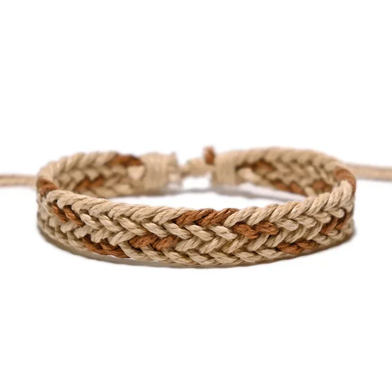 Multicolor Ethnic Thread Bracelet Retro Handmade Boho Braided String Cord Woven Braided Bohimia Friendship Bracelets Women Men