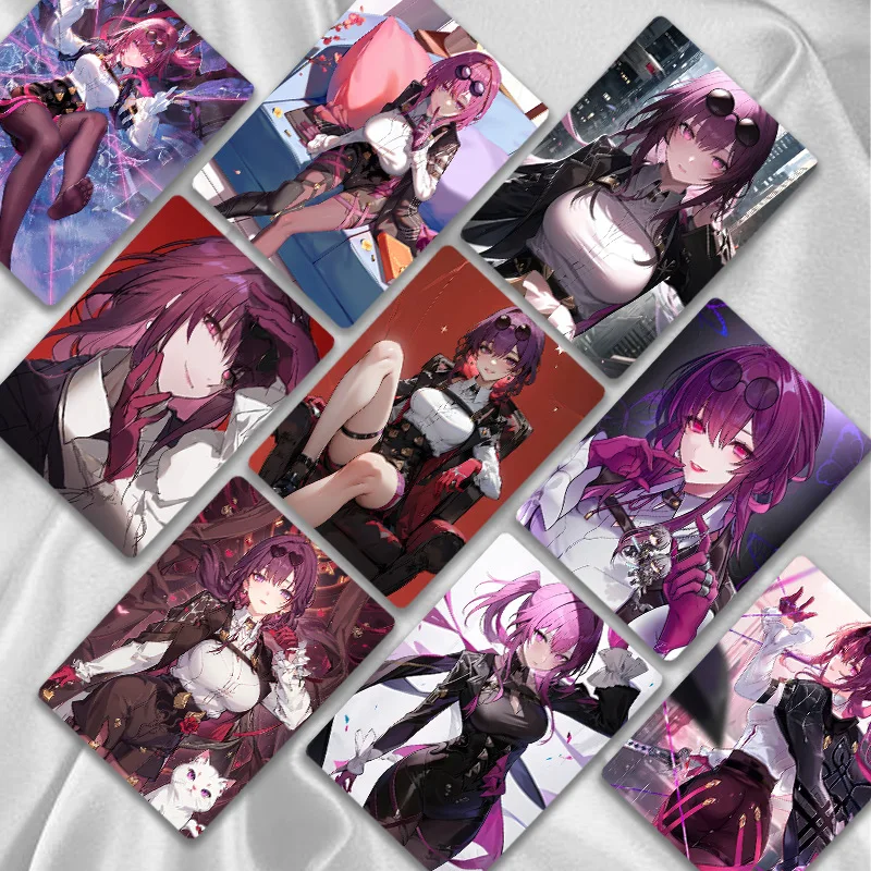 55Pcs New Games Honkai：Star Rail Peripheral Lomo Card Cartoon Character Kafka Bookmark Small Card Postcard Toy Fans Collection