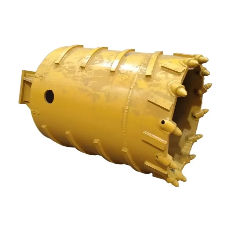 800 ferramentas de equipamento de perfuração rotativa barril de núcleo com brocas de rolo balde de equipamento de perfuração balde espiral de rocha ferramentas de empilhamento solo ou balde de rocha