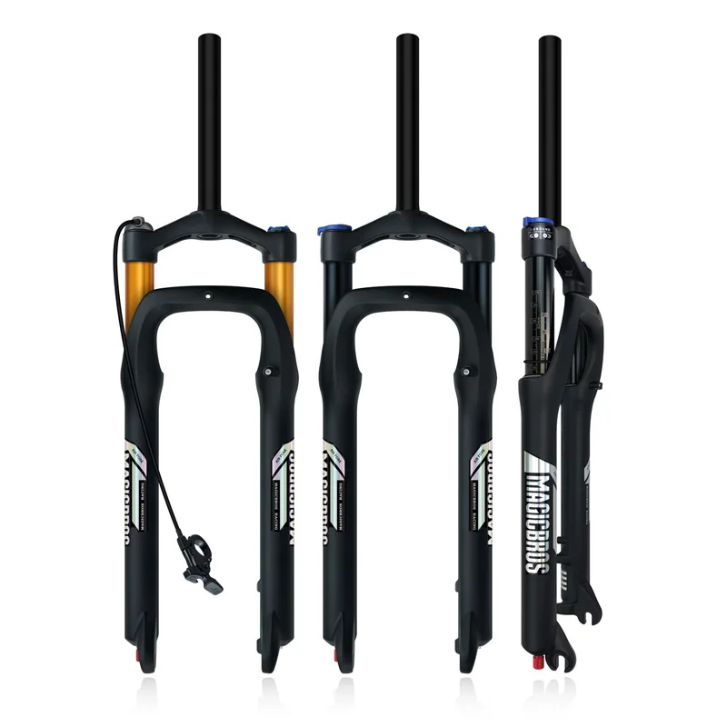 

MAGICBROS Electric Bike Fork Air Suspension 20 26inch 4.0 Fork Snow Bike E-bike 9*135MM Damping Adjustment Fat Bike Air Fork