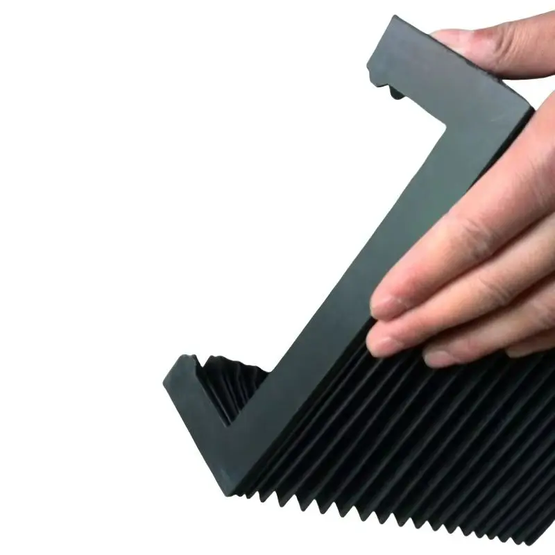 Slide way Bellows width 200 mm x height 66mm Lmax530mm tri-proof accordion cnc machine shield
