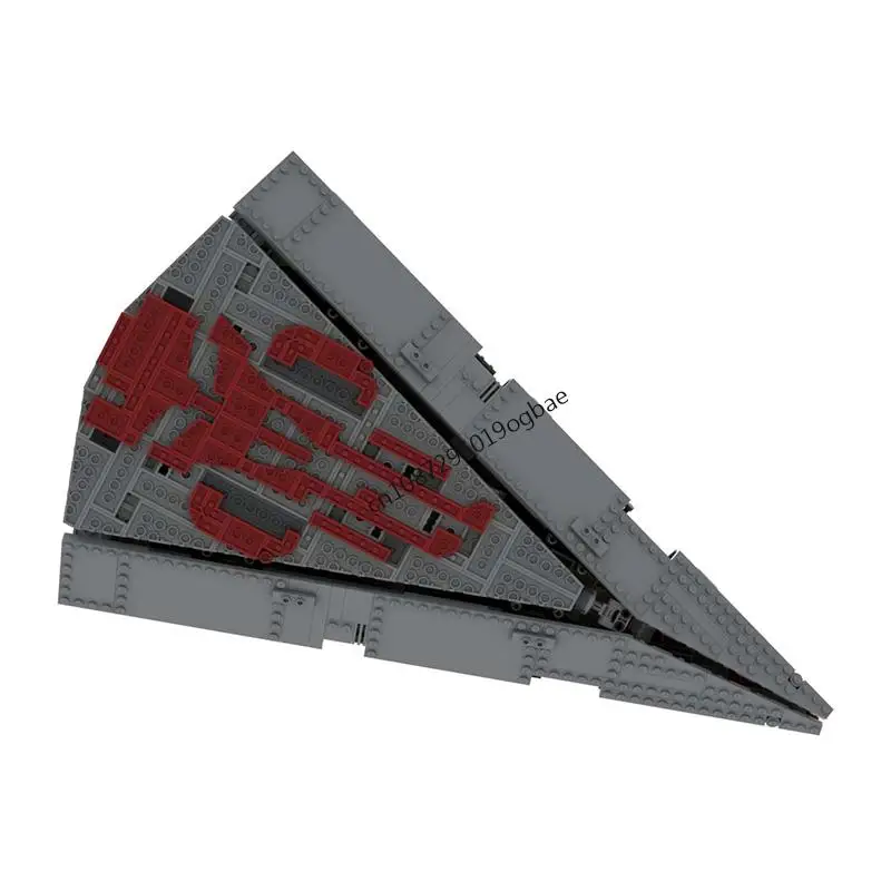 1694PCS Star Battle ภาพยนตร์ Mandaloring Space Destroyer รุ่น DIY สร้างสรรค์ไอเดียของเล่นเด็กประกอบปริศนาของขวัญวันเกิด MOC-75394