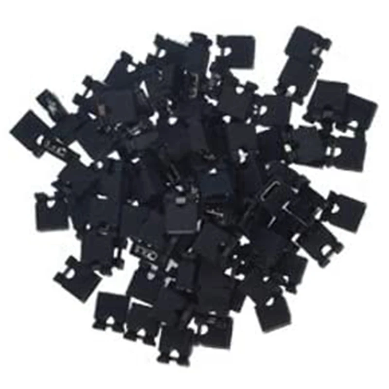 100Pcs 2.54MM Jumper Cap Open Type Shorting Cap Shorting Block Shorting Cap Socket Pin Header Connection Block