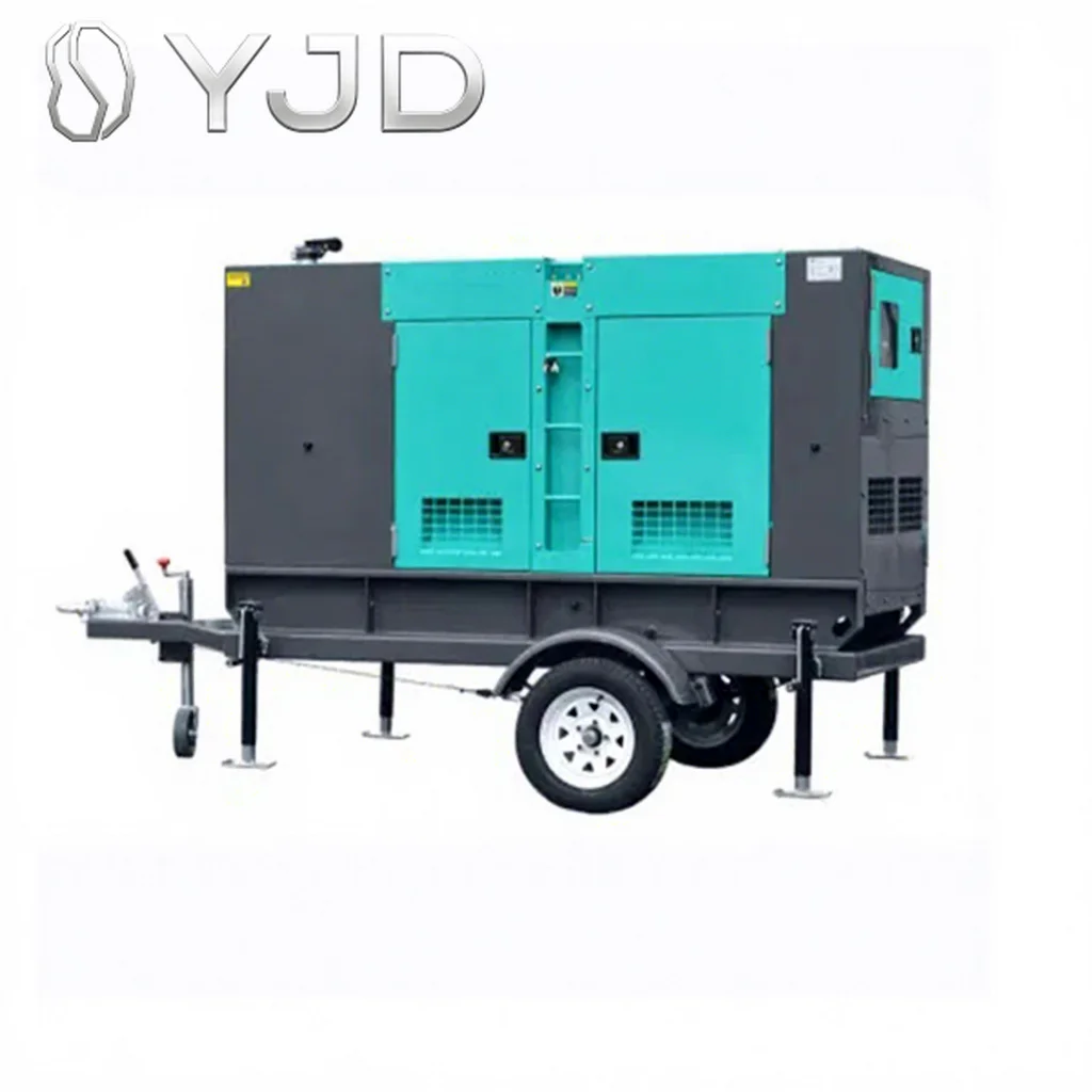 125kva Silent Trailer Type Canopy Generator Set 100kw Mute diesel Generator 125 Kva Sound Proof Generator