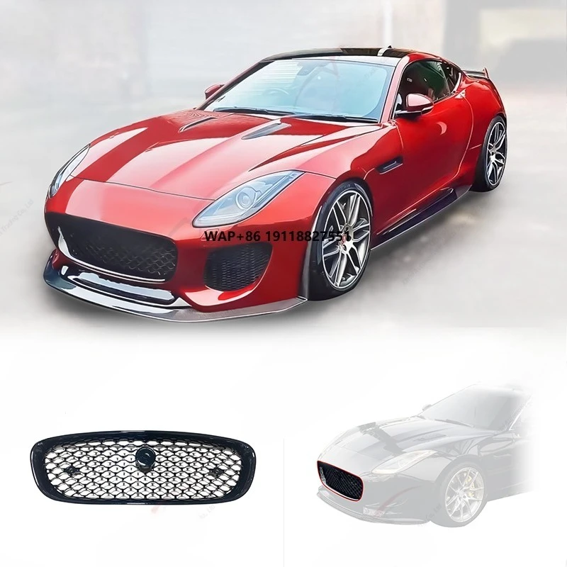 Suitable for F-TYPE 2013-2020 Modification P7 Front Bumper Grille Grille Plastic Decoration Modification Body Kit