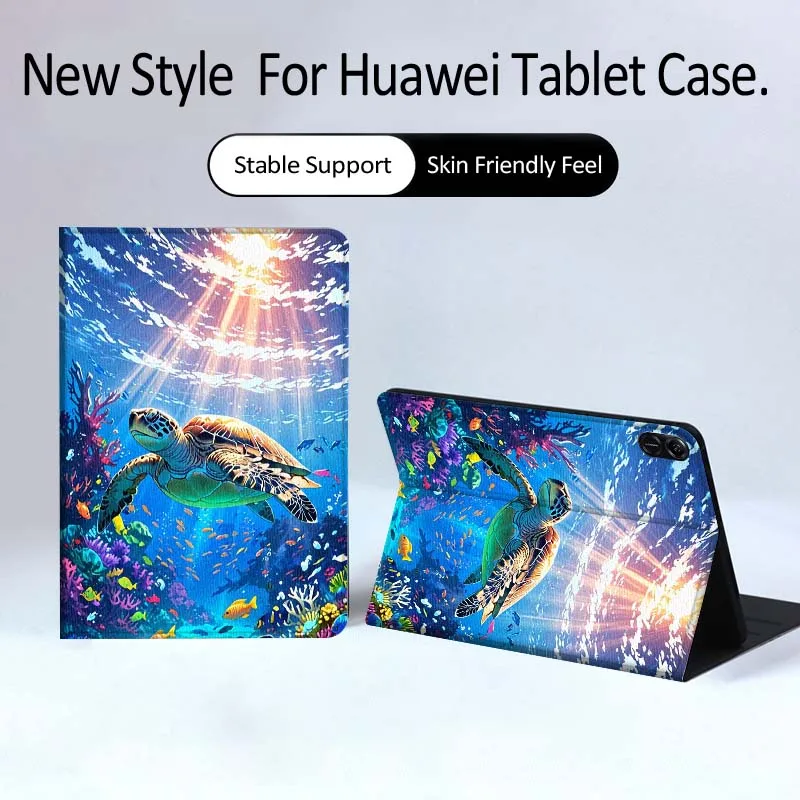 

Ocean Turtle Anime For Huawei MatePad Pro Air 12 X Honor Pad 8 V8 9 13 GT GT2 3 12.6 13.3 Inch Tablet Case