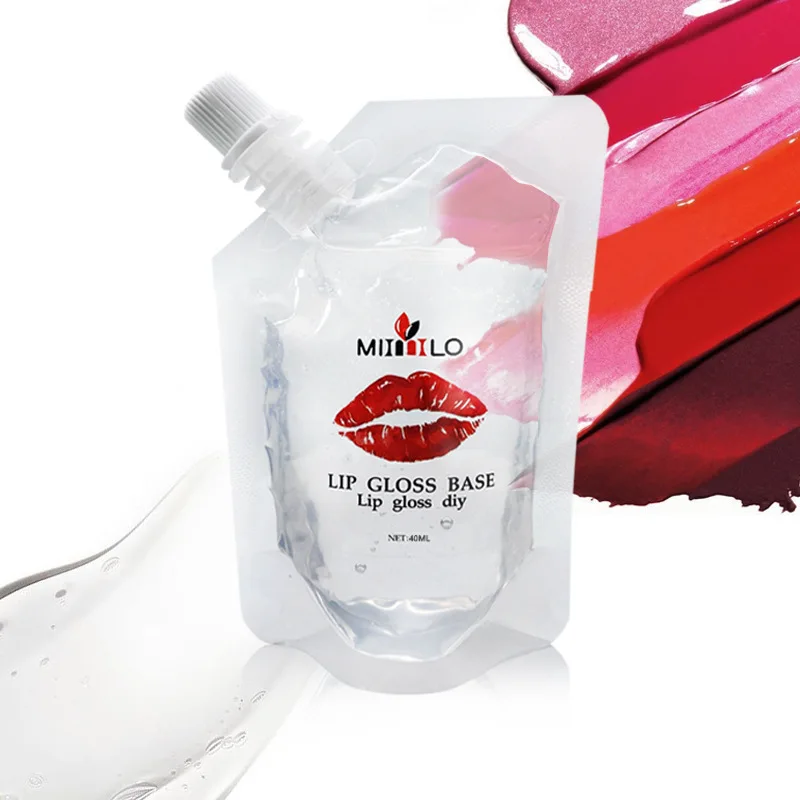 Matte Clear Lip Gloss Base Gel Lip Glaze Bahan Tidak Berbau Pelembap Versagel Lipgloss Base untuk DIY Lip Gloss Lipstick Vegan