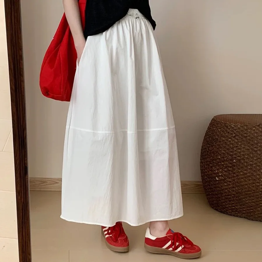 

【HOT】Tali high-rise anti-wrinkle quick-drying umbrella dress 2026 spring new Korean all-matching pure color ladylike skirt