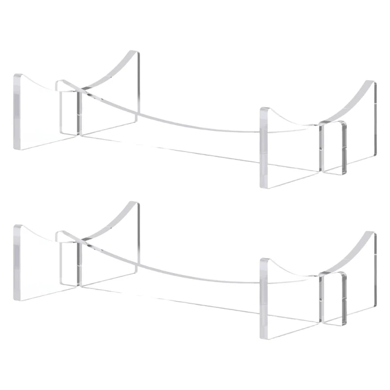 2Pieces Acrylic Sports Balder Stand pour afficher des balles football basket-bals Y5GA Y5GA