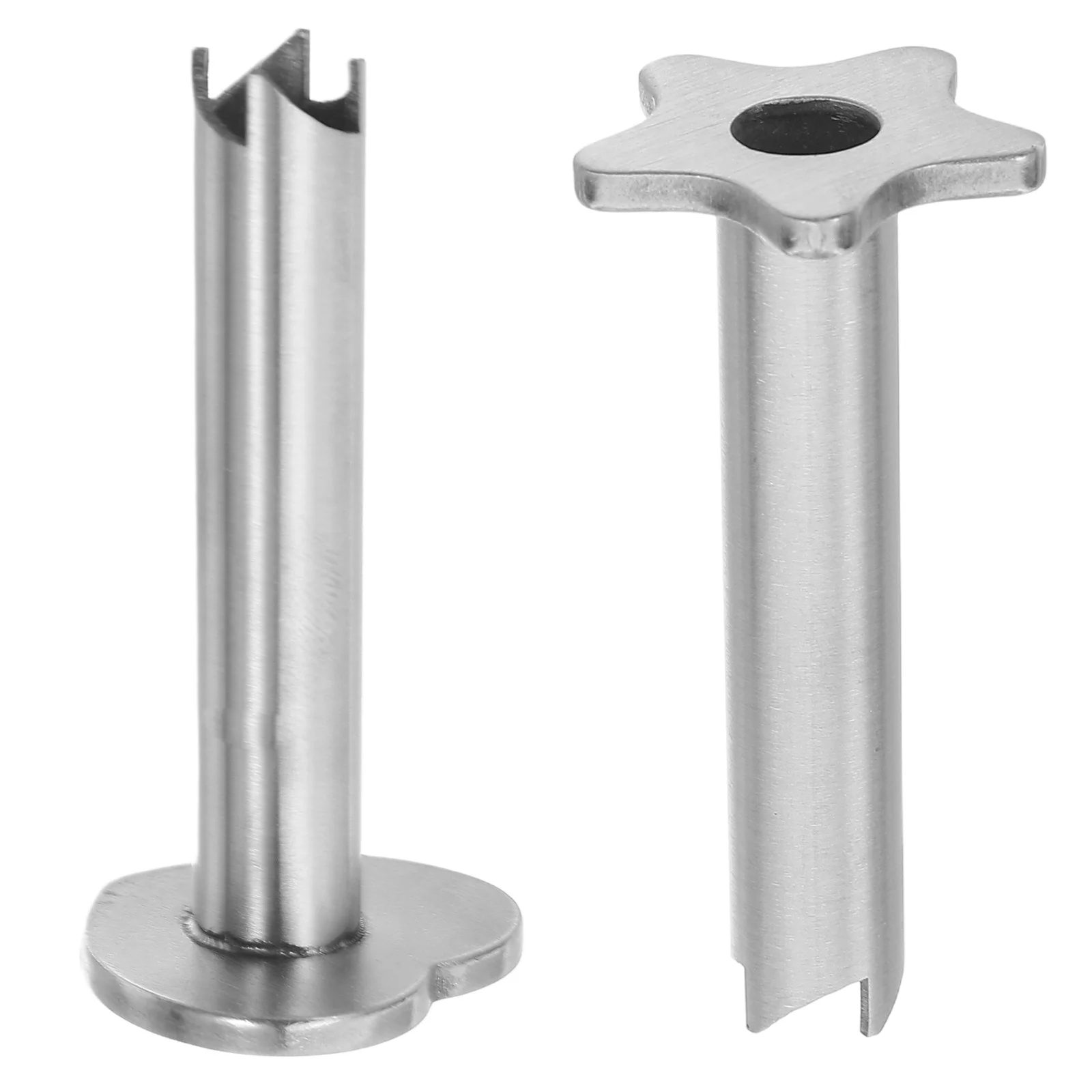 

2Pcs Heavy Duty Coconut Opener Set Stainless Steel Single Hole Punch Tool for Travel Picnic Restaurant Use Efficient Design