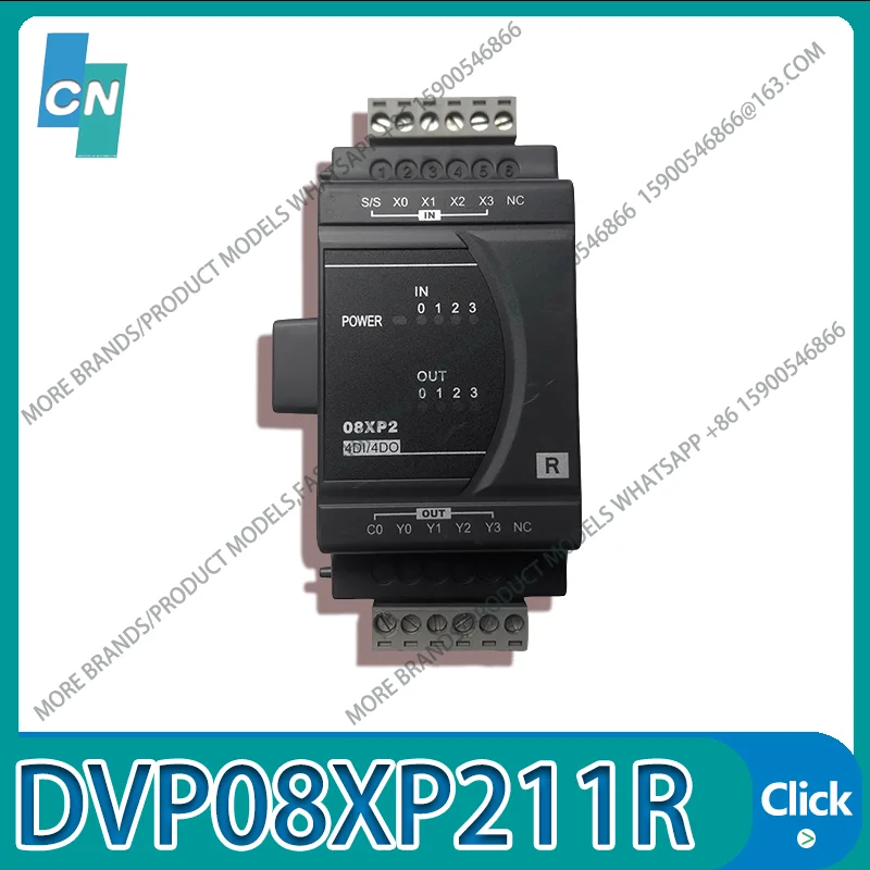 

DVP08XP211R PLC Module Second-hand Original appearance intact Functional tested ok Fast Shipping