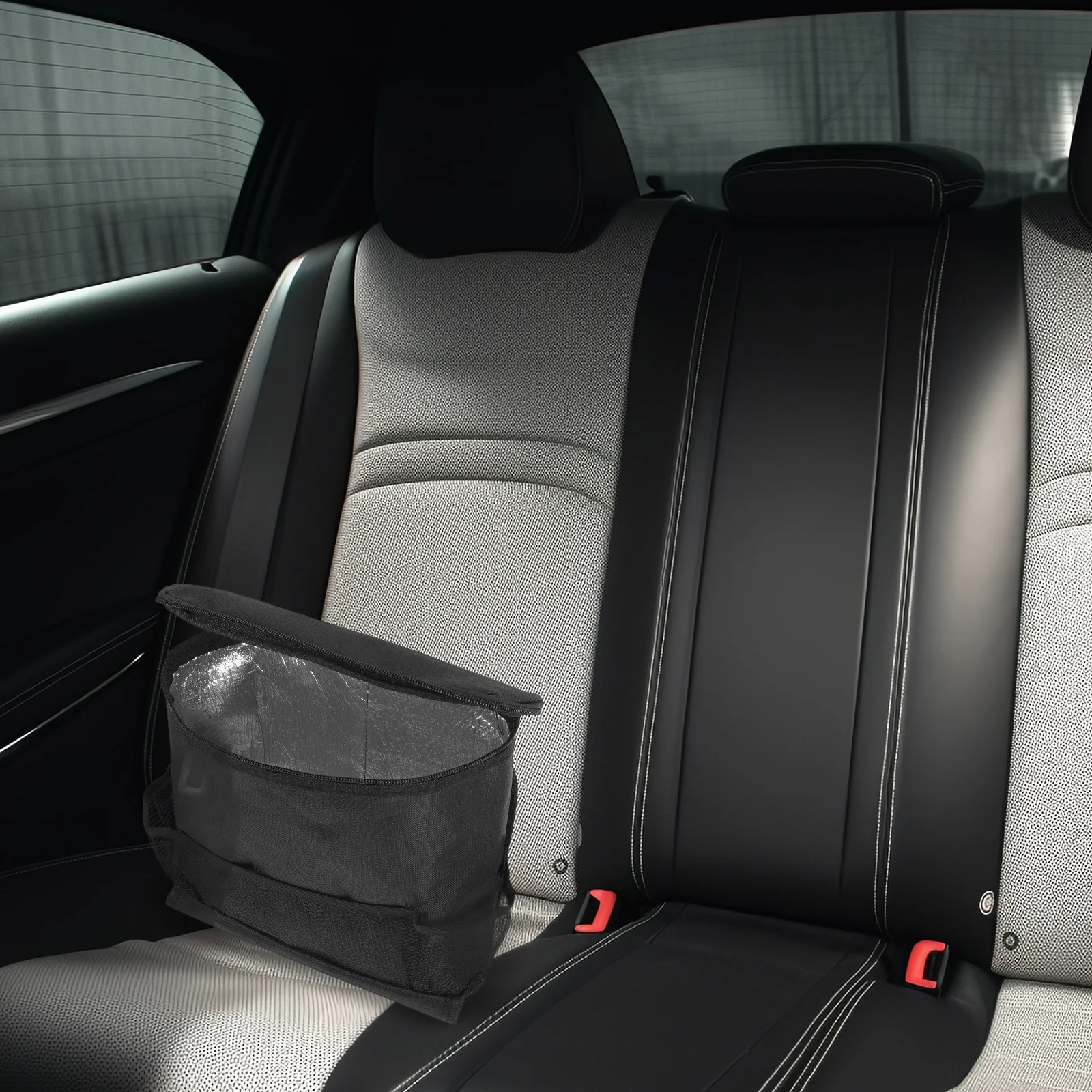 

Sturdy Trustworthy Car Storage Bag Black Convenient Pouch for Organized Vehicle Environment Practical Storage Bag