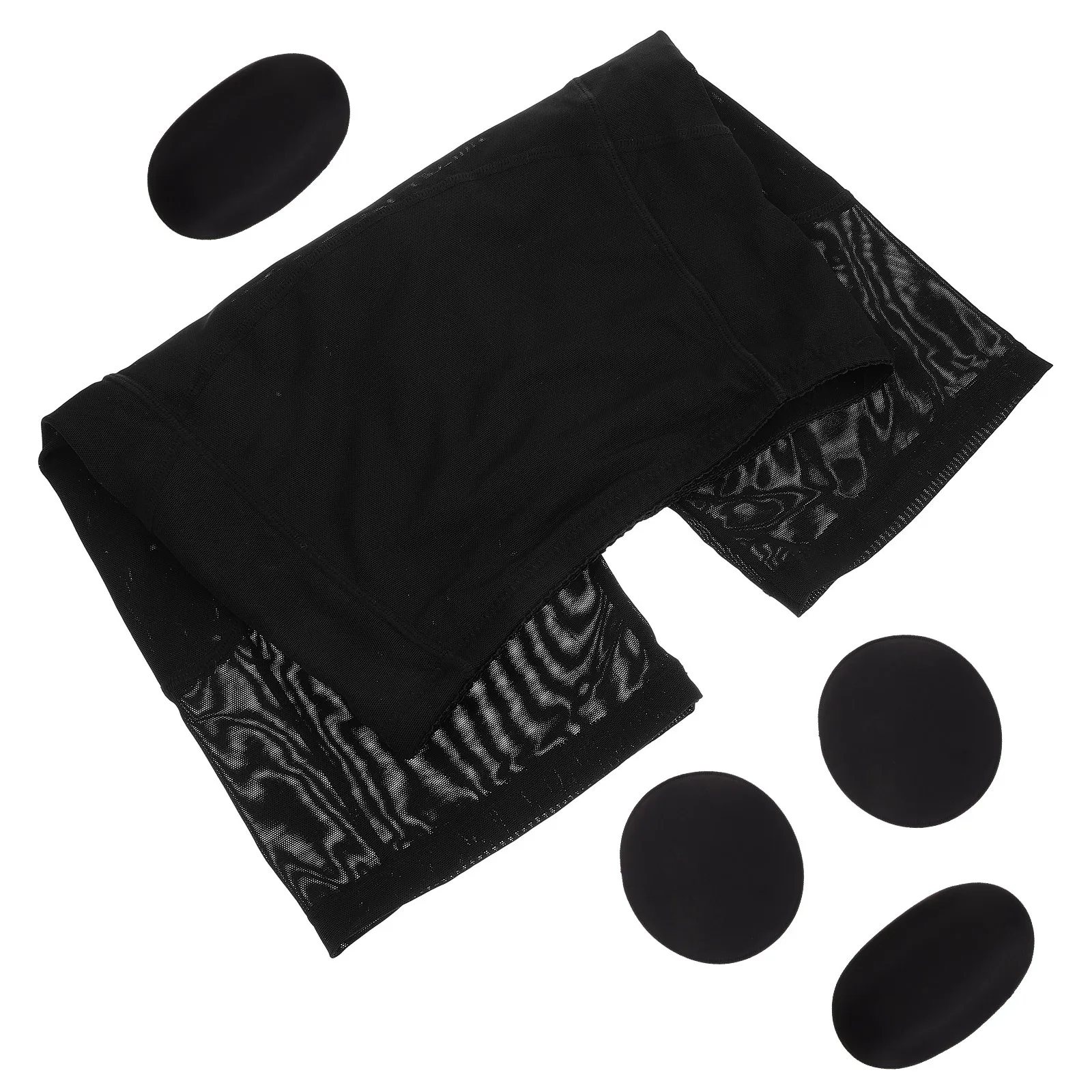 1 conjunto de calcinha reutilizável com almofadas de inserção de quadril, intensificador de bunda, levantamento de quadril, algodão macio e respirável, almofada de levantamento de bunda