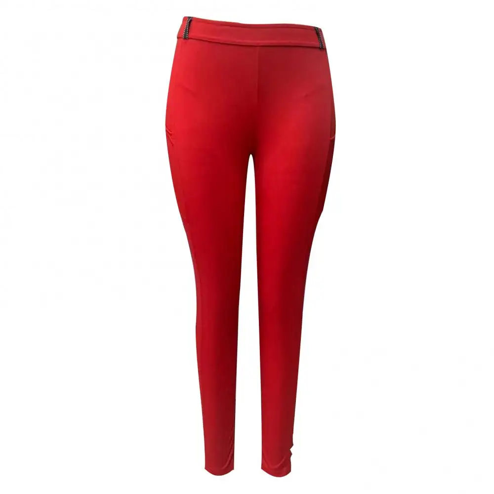 FjTight-Pantalon d'équitation bleu marine anti-boulochage, culotte équestre à siège complet, collants d'équitation, poche, levage de la hanche, cheval équestre