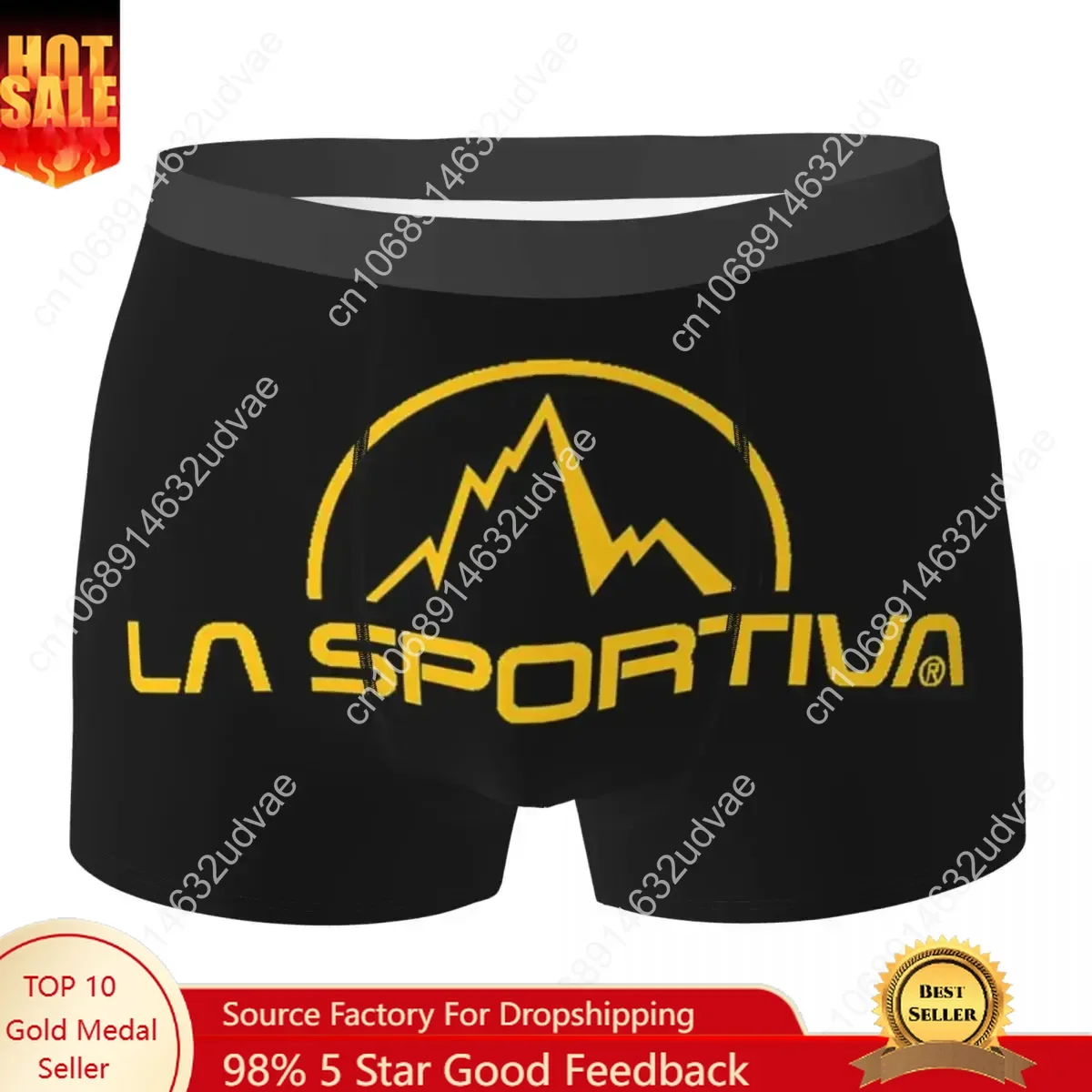 

Boxer Underpants Shorts La Sportiva Merch Panties Men's Breathable Underwear for Homme Man Boyfriend Gifts