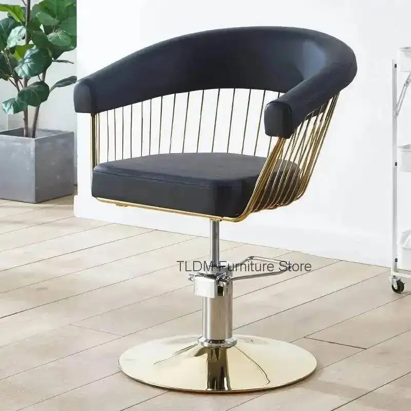 Chair Luxury Cosmetic Swivel Professional Reclining Styling Manicure Barber Chair Hair Silla Barber Gamer Hair Salon Furniture