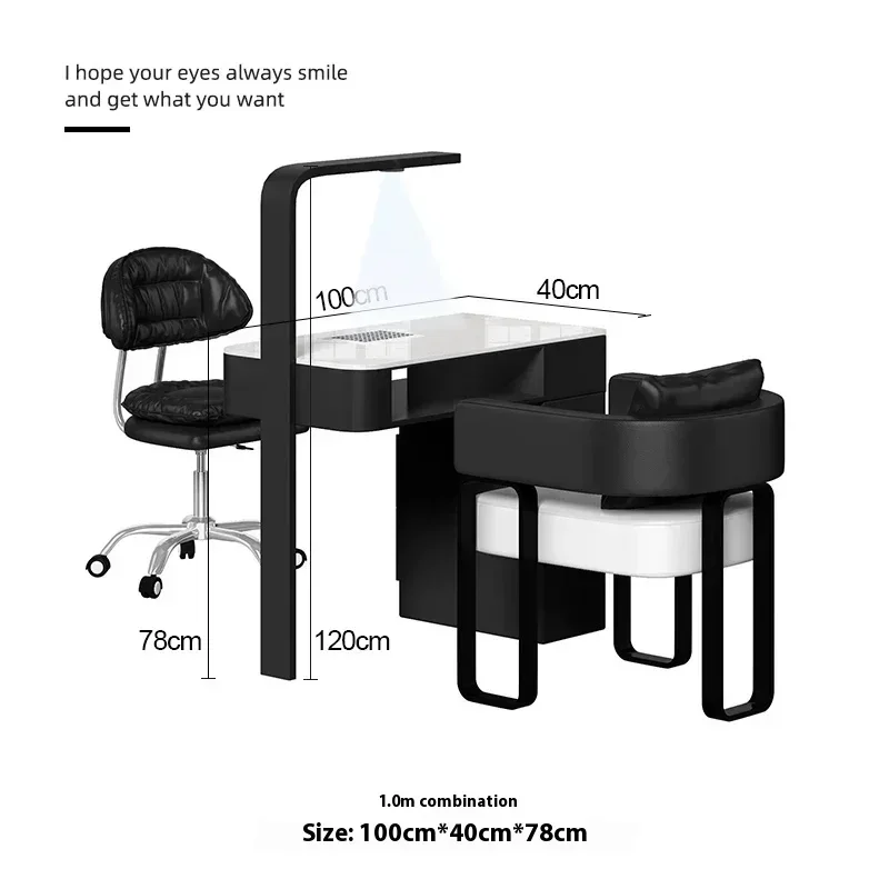 

Japanese Manicure Set Salon Table Professional Nail Chair Tables Tech Supplies Furniture Beauty Chairs Manicure Tafel Nails