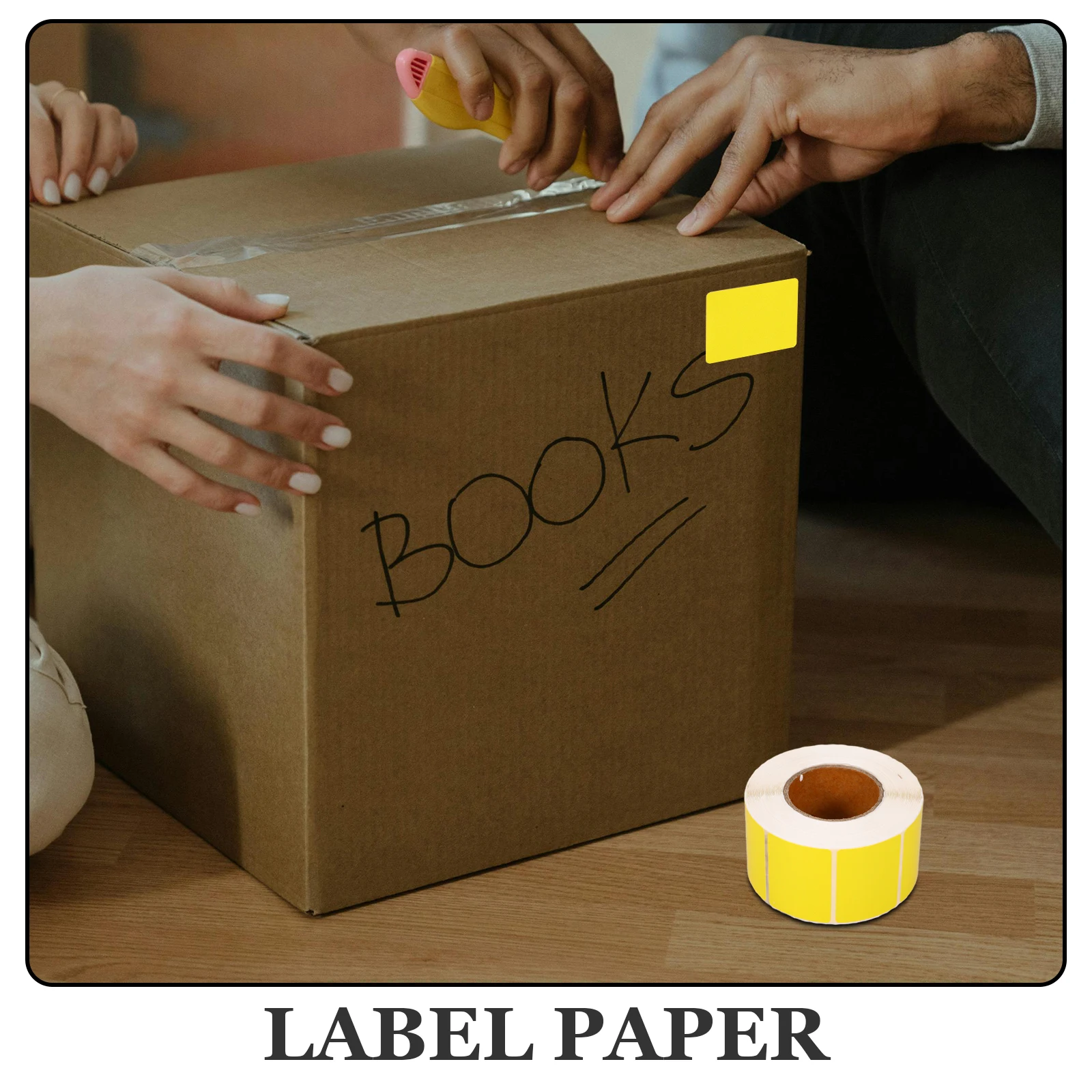 

Color Thermal Label Paper Print Labels for Printer Colorful Sticker Yellow Stickers Printable