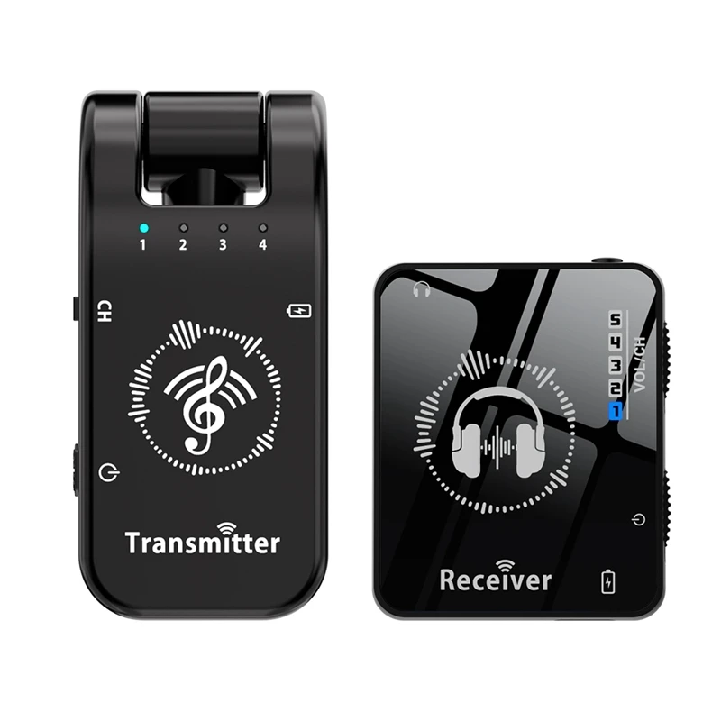 2.4Ghz Wireless Earphone Monitor Transmission System Stage Audio Headphone Transmitter And Receiver