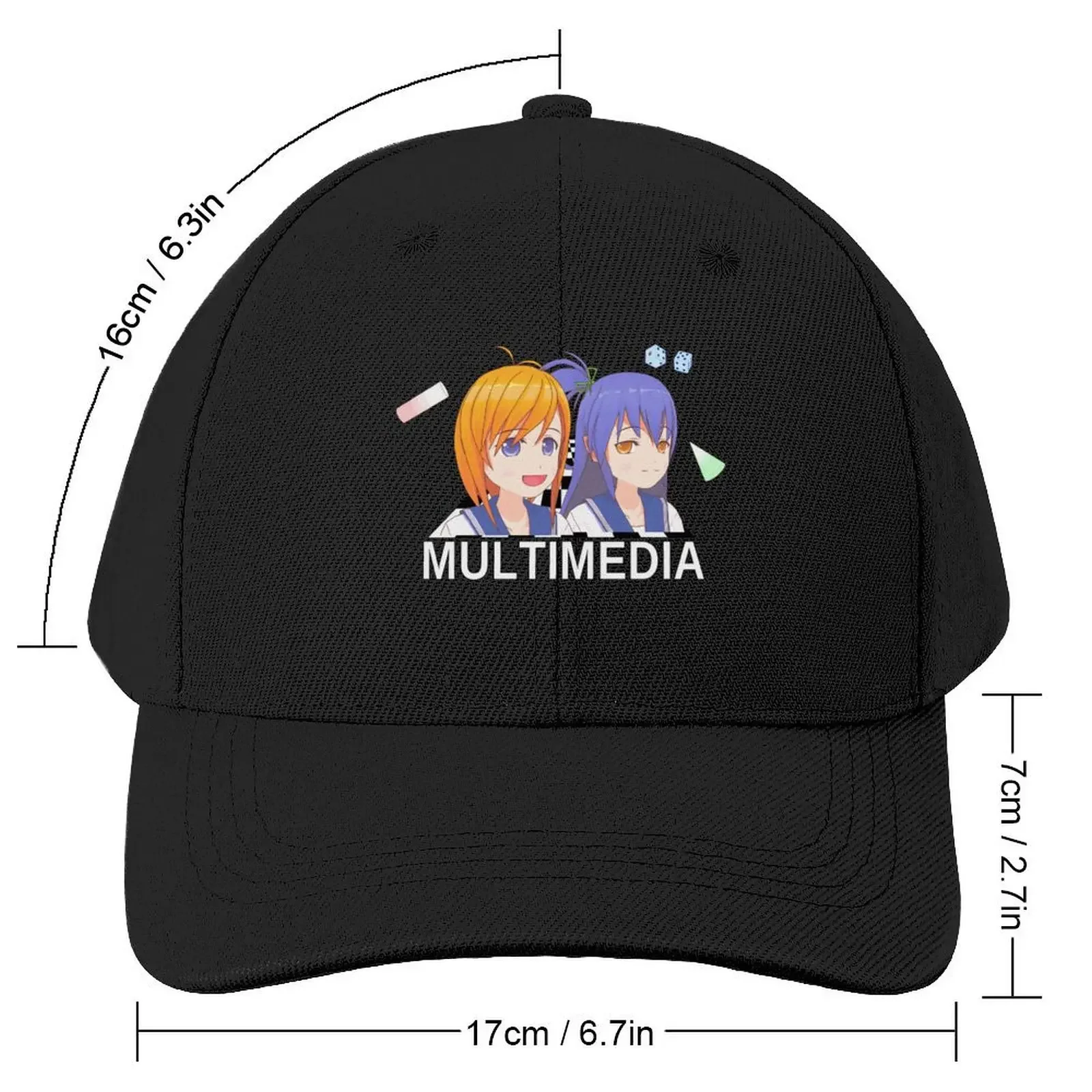 Kawaiikochans - MULTIMEDIA Baseball Cap Anime Bobble Hat Men's Baseball Women's