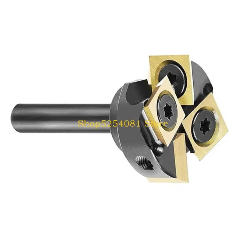 AXYC 4 Flute Alloys Insert Slab Flattening Router Bit 1/4