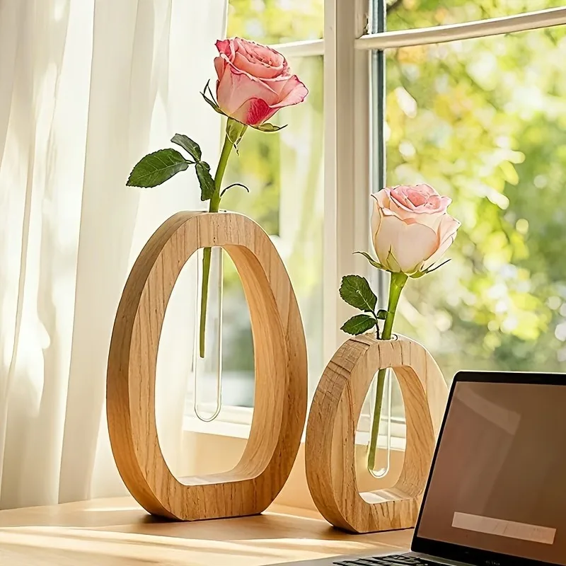 2 PCS/Set of Creative Green Plant Cultivation Decoration Frame Suitable for Viewing, Home Office Desktop Countertop Decorations