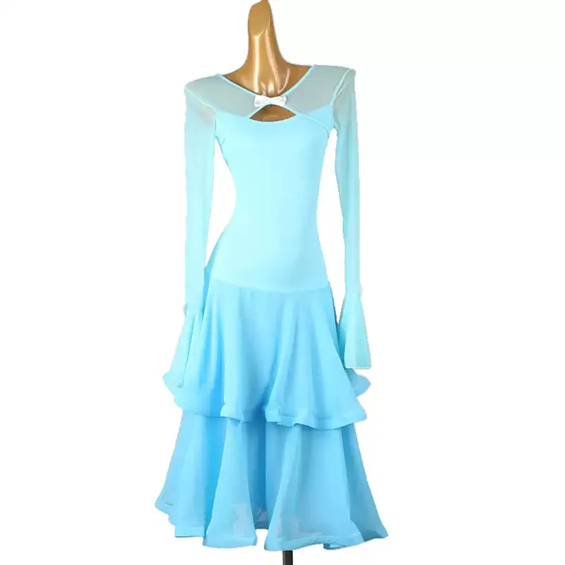 

Women Evening Dress Ballroom Practice Wear Jazz Waltz Competition Modern Dance Clothes Female Suit Girls Fashion Sports Costume