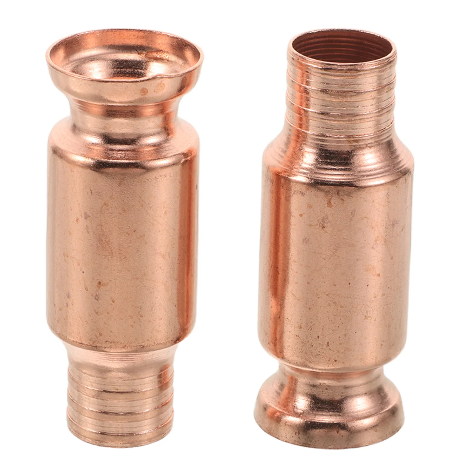 2Pcs Self-Priming Copper Hose End Nozzle Siphon Pump for Fluid Transfer, Irrigation, Oil & Water Suction
