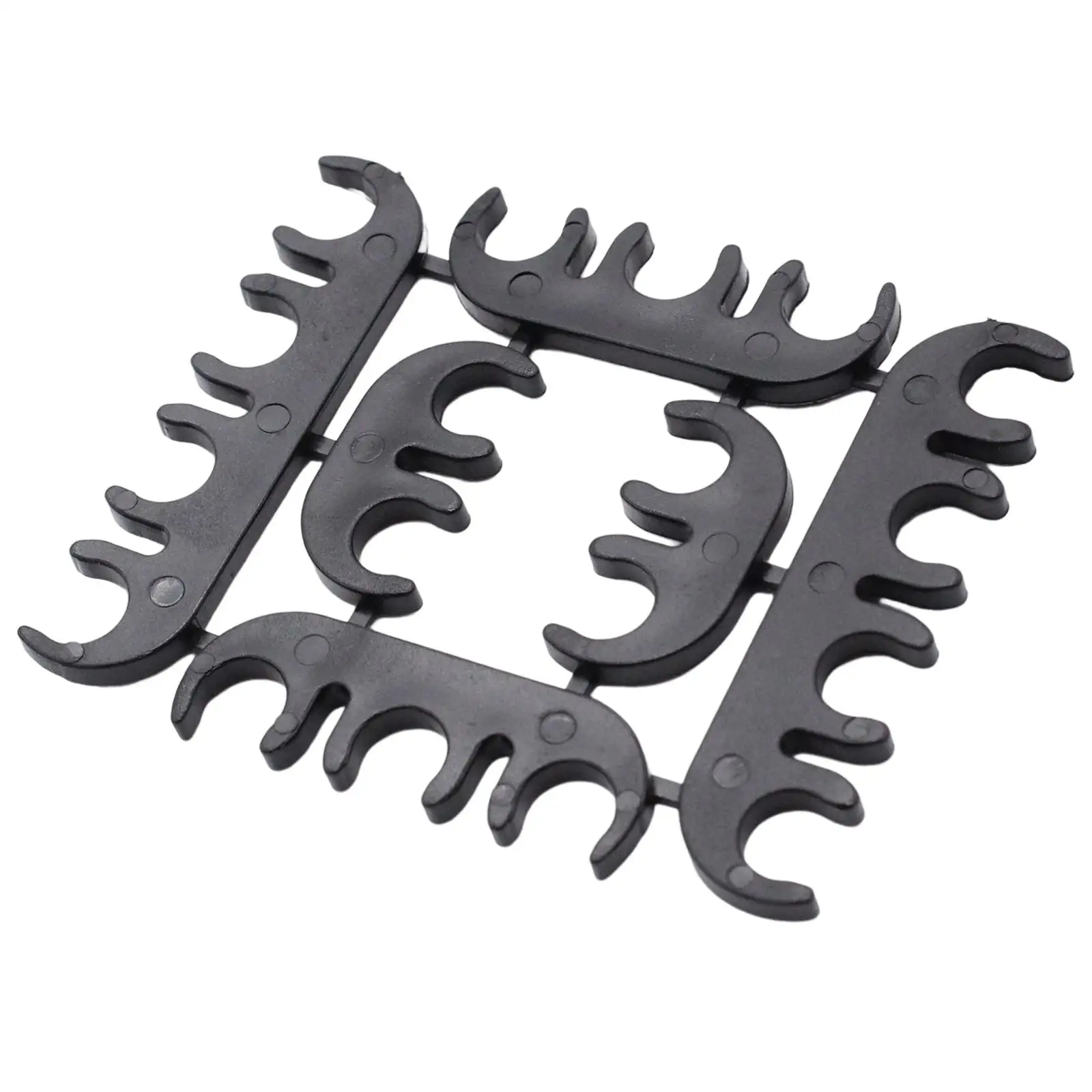 Car Accessories Ignition Wire Separator 8mm Clip Holder Clamp Spacers Durable Plastic Kit for Automotive Engine Tidy Up