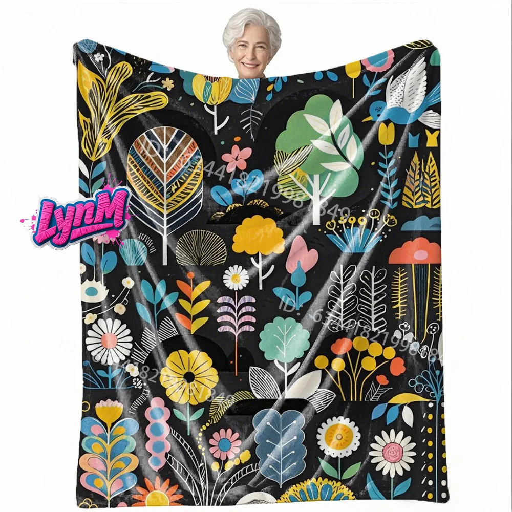 الفانيلا الوزن الثقيل | اختيار الهدايا الاحتفالية | ناعمة ورقيقة | حافظ على الدفء | بطانية ديكور الغرفة، أدوات التخييم #1