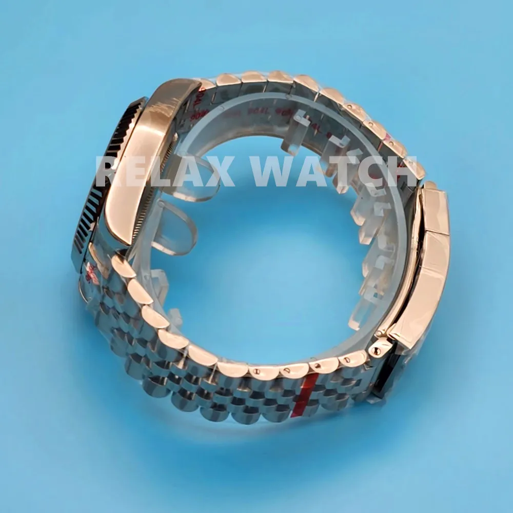 36mm 39mm Sapphire Glass Log Style Stainless Steel Watch Japanese Nh35 Automatic Mechanical Movement S