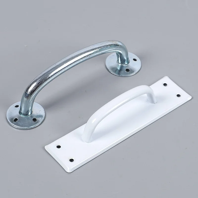 

Galvanized Round Steel Handle Solid Steel Bar Door Handle Factory Push-Pull Large Iron Door Sliding Door Handle
