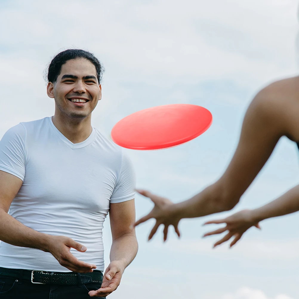 

2 Pcs Flying Reusable Throwing Golf Discs Softball Aid Non Slip Outdoor Sports PE TPE Pitching Release Point Tool Practice Discs