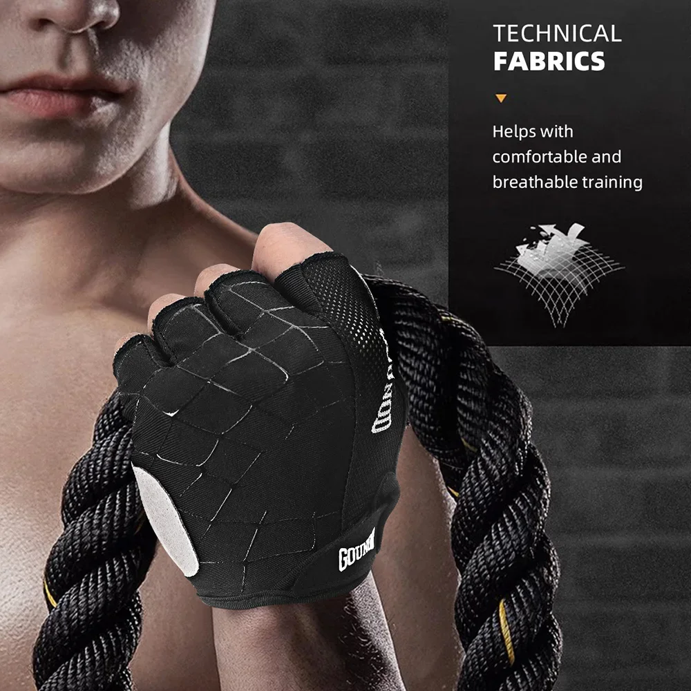 Guantes de entrenamiento para hombres y mujeres, guantes de levantamiento de pesas, guantes de gimnasio ligeros para levantamiento de pesas,