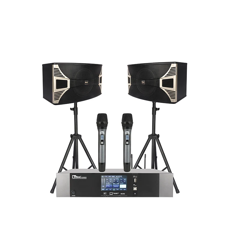 

Весь набор караоке-системы, караоке-машина + усилитель мощности + динамик + беспроводной микрофон