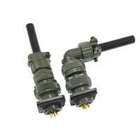 Conector circular MIL STD MS3102A 14S-2 14S-5 14S-6 MIL-C 5015 Conectores de especificación militar MS3106 MS3108 enchufe y enchufe