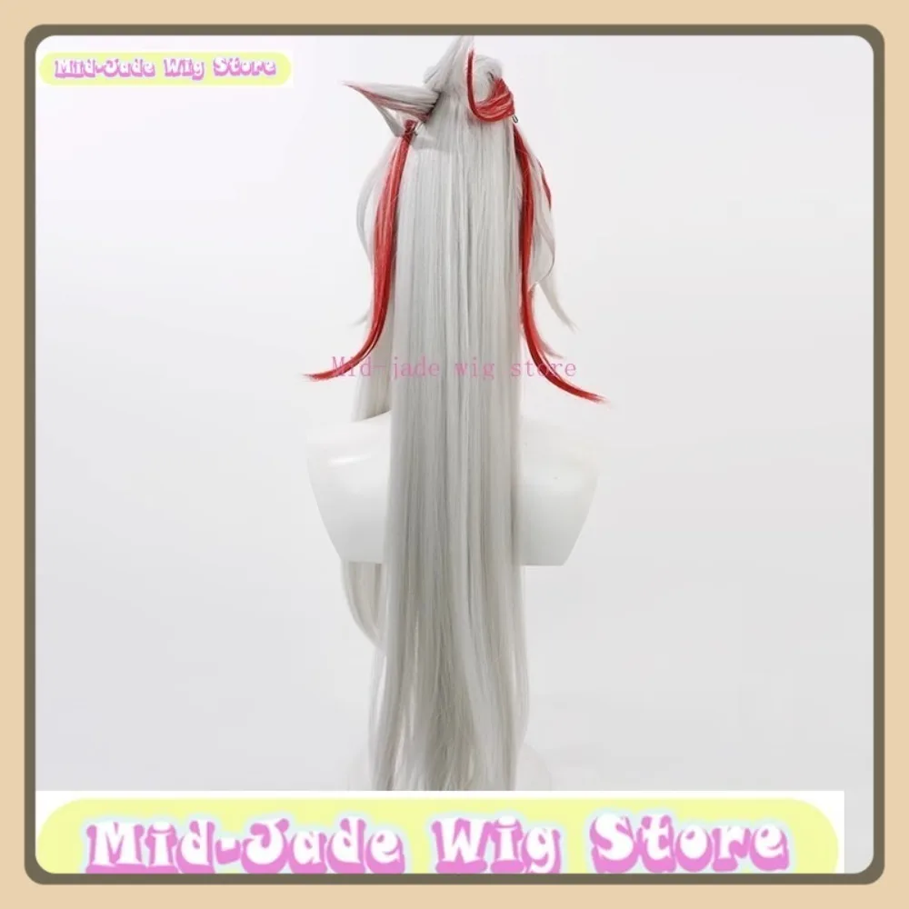 Mid-jade Wig Store League Of Legends Yone Cosplay Wig Anime Game Role-playing Halloween Party Synthetic Wig